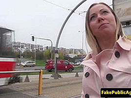 Real pickedup czech beauty banged outdoors