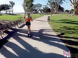 Real teens 18+ Khloe Kapri slips her tight pusssy around a dick