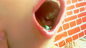Really insanely sweet, slobbery and deep Blowjob on Halloween POV Bandage