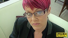Redhead british sub roughly fucked