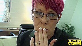 Redhead british sub roughly fucked