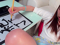 Renka Shimizu - Japanese Satisfies Her Wet Pussy With A Sex Toy Uncensored