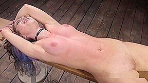 Restrained Hottie Made To Cum In Bondage