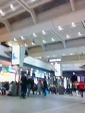 Ripped jeans in shopping center(CORRECTED ROTATION)