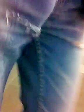 Ripped jeans in shopping center(CORRECTED ROTATION)