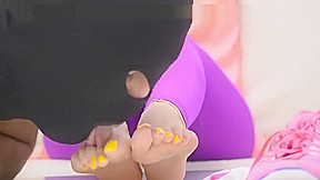 Rojhin rasuli Foot worship-lick and smell feet after sport