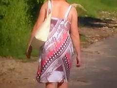 Russian Booty in dress