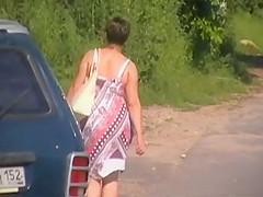 Russian Booty in dress