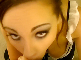 Sasha Foxxx is a very sexy maid in this clip