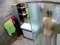 Sasha takes a shower after sex with peter : (shower) RealLife