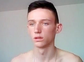 Serbian cute boy with big cock sexy round ass on cam