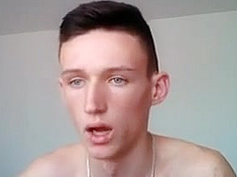 Serbian cute boy with big cock sexy round ass on cam