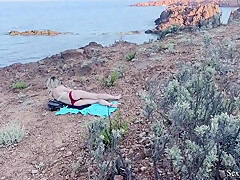 Sex Associates - Public Dick Flash On The Beach She Was Shocked At First But Then Decided To Suck Me Dry