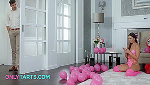 Sex Bomb Stepsister Suck And Fuck Stepbros Big Cock On Birthday