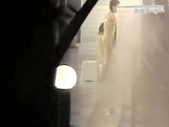 Sexy Asians showering bodies on the working