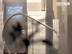 Sexy Asians showering bodies on the working