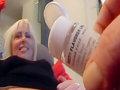 Sexy Blonde Lady From Germany Sucking A Hard Cock In Pov