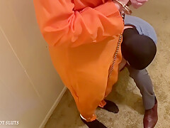 Sexy Foot Fetish Girl Prisoner Slave Arrested By Nylon Sissy Pantyhose Cuffed Handjob