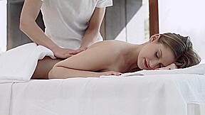 Sexy Massaged Babe Jizz