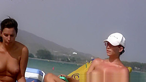 Sexy Nudist Young Chicks Sunbathing On A Nude Beach
