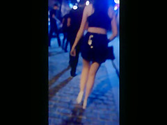 Sexy PVC & Leather Miniskirt Girls' Night Out