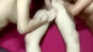 Sexy euro hookers in threeway getting fucked