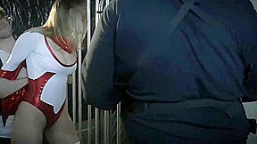 Sexy heroine red winger caught and fucked