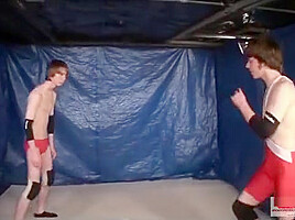Sexy wrestling match