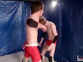 Sexy wrestling match