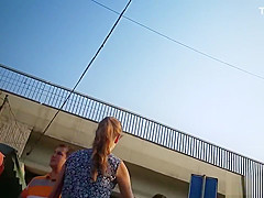 She Was Hurrying To The Bus