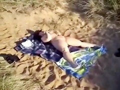 She masturbate for at nude beach