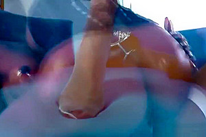 Shemale tranny babe fucking wet pussy