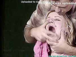 Skank Blonde Suffers Incredible Hogtie By Mamaic P1