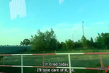 Skinny Girlfriend Cheats For A Ride And A B  Cunt Fuck 12 Min