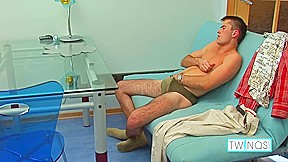 Skinny Twink Samuel Jerks & Cums On His Hairy Abs In Solo Clip!