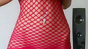 Skinny czech with big tits trys it on for you