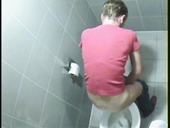 Slim babe is the main heroine of toilet stories