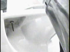Slim babe is the main heroine of toilet stories