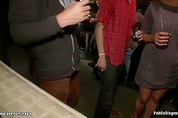 Slut Fucked In Public Bar