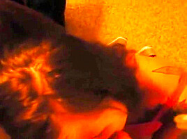Slut surprised by huge mouthful of cum after sucking my cock