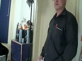 Slutty Babe Gets Hired For A Video Shoot With Old Man