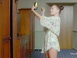 Slutty babe, Eveline Dellai got down and dirty with a guy who was not her boyfriend