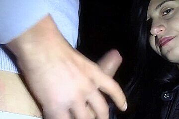 Small teen 18+ With Big Dick In Mounth - Public Park Blowjob 4k