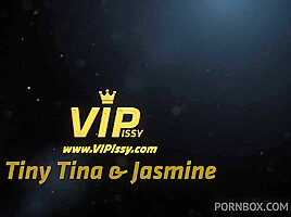 Soapy Shower with Tiny Tina,Jasmine by VIPissy - PissVids