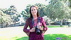 Sofie Marie - Bald Pussy Milf Photographer Chick Found At The Park