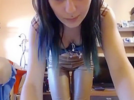 Solo Brunette Masturbation With Toy
