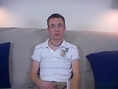 Solo Gay With Pierced Nipples Whacking Off