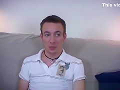 Solo Gay With Pierced Nipples Whacking Off