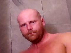 Solo self-abusing after taking shower