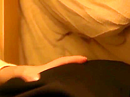 Someone is fucking my cunt in the kotatsu fset534